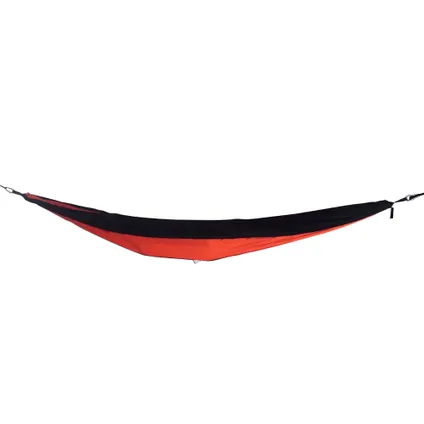4gardenz® Nylon Hangmat Rood 270x150 cm met ophangset - max. 200 kg 4