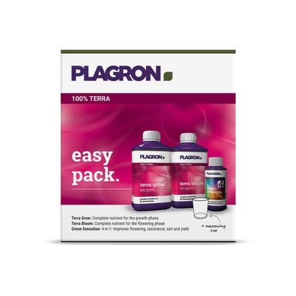 Plagron -Plantenvoeding-Easy Pack 100% Terra