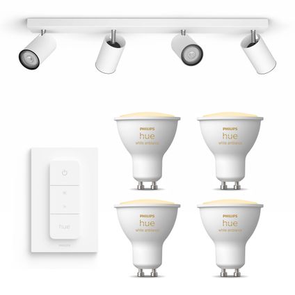 Philips Spots de Plafond avec White Ambiance et Dim Switch
