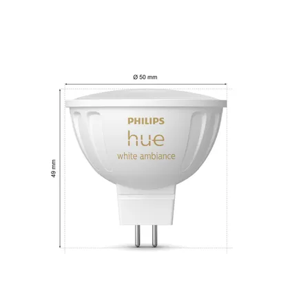 Philips Hue Starterspakket White Ambiance GU5.3 6