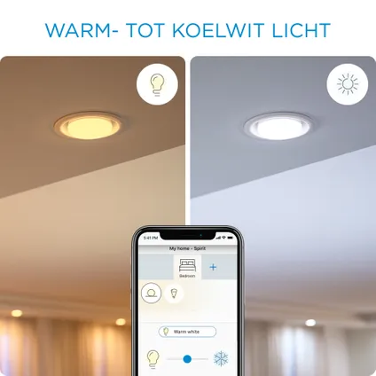 Philips Kosipo Spots de Plafond incl. Lampe WiZ GU10 9