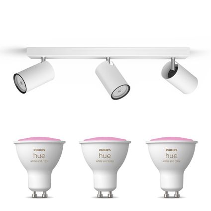 Philips Kosipo Spots de Plafond White & Color Ambiance + Dim Switch