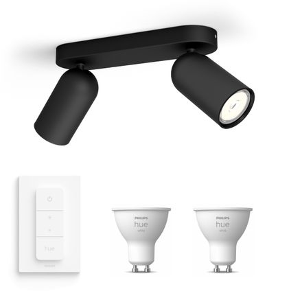 Philips Donegal Encastrable Plafond - Hue White & Dim Switch - Source Lumineuse Incluse