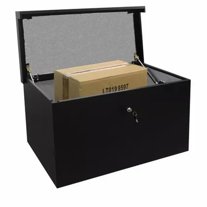 Logixbox pakketbrievenbus Topbox XXL Zwart 2