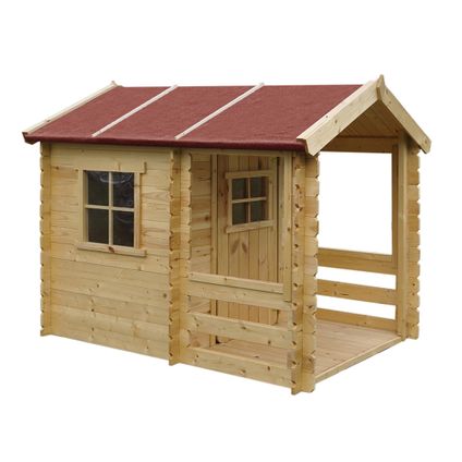 Maison en bois pour enfants - Timbela M501A - 1.1m2 /182x146xH145cm