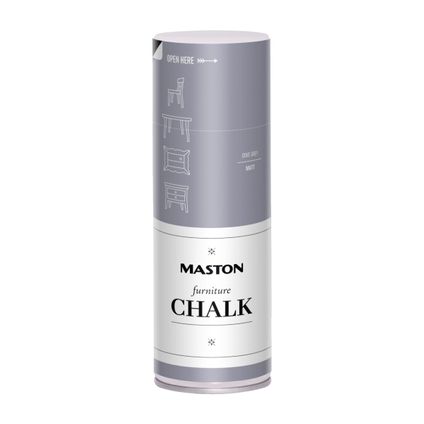 Maston Furniture Chalk - Mat - gris - Peinture en aérosol - 400 ml