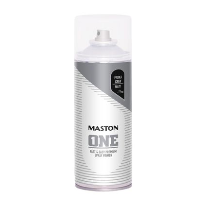 Maston ONE - Peinture en aérosol - Primaire - Gris - 400ml