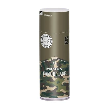 Maston Camouflage Spray - Mat - Vert Roseau (RAL 6013) - peinture en aérosol - 400 ml