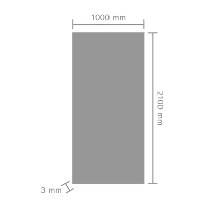 Schulte - wandpaneel - SOFTTOUCH - 100x255 - grijs marmer -zelf inkortbaar en zelfklevend 4