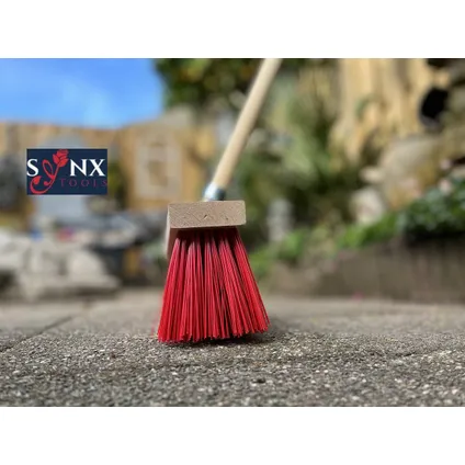Synx Tools Nylon Straatbezem 40cm - met Steel 150 cm 4