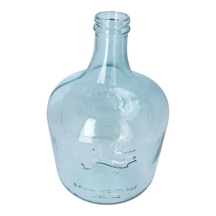 Vase en verre olive en verre recyclé 27x42 cm - vert d'eau 2