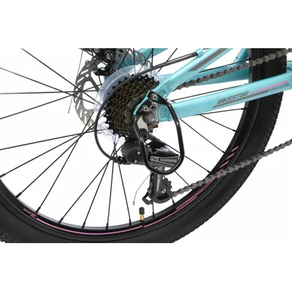 Bikestar MTB Fully alu 21 speed 24 inch blauw 9