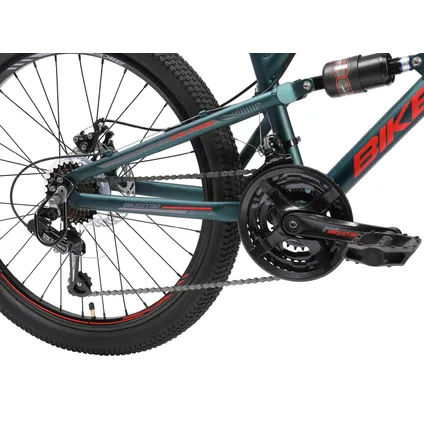 Bikestar MTB Fully alu 21 speed 24 inch groen 5