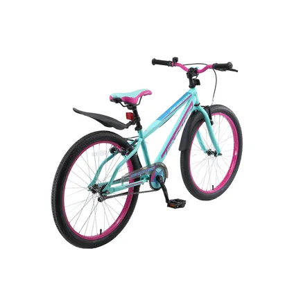 Bikestar kinderfiets Urban Jungle 24 inch turquoise/paars 3