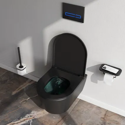 WC suspendu FlashClean Func sans rebord avec couvercle de siège Softclosing 2