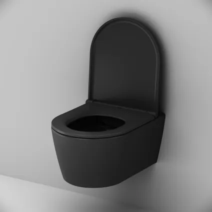 WC suspendu FlashClean Func sans rebord avec couvercle de siège Softclosing 3