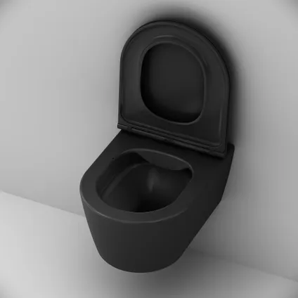 WC suspendu FlashClean Func sans rebord avec couvercle de siège Softclosing 4