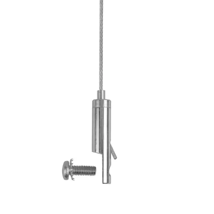 STAS kit de suspension (5 x 200cm) avec crochet à panneau (10 mm) et montage au plafond 2