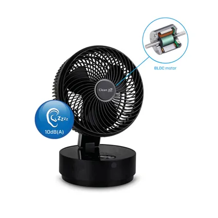 Clean Air Optima - Design circulator ventilator met ionisator CA-404B 4