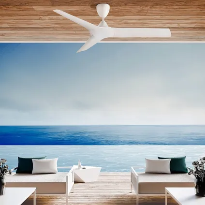 Ventilateur de plafond CristalRecord Storm Ø 132cm outdoor IP44 blanc 2