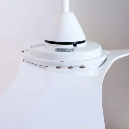 Ventilateur de plafond CristalRecord Storm Ø 132cm outdoor IP44 blanc 9