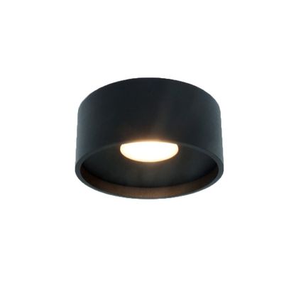 Artdelight plafondlamp Oran Ø 12cm zwart