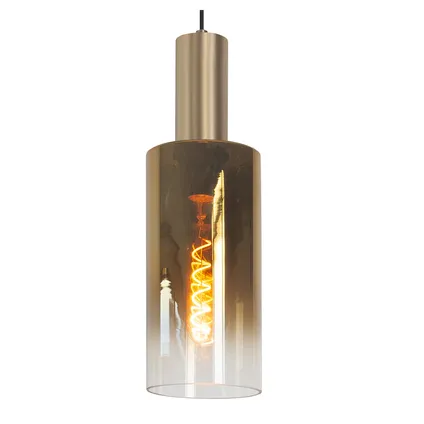 Highlight hanglamp Perugia 4+3 lichts L 130cm zwart goud 2