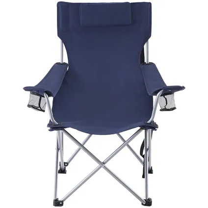 ACAZA Chaise de camping - Chaise pliante - Bleu foncé 8