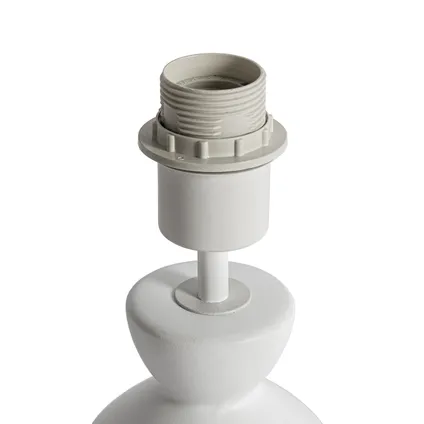 QAZQA Design tafellamp wit keramiek 15 cm zonder kap - Alisia 2