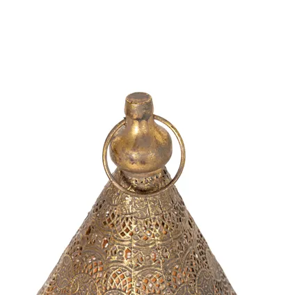 QAZQA Lampe de table orientale dorée 26 cm - Mowgli 6