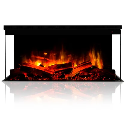 Dutch Fires - Super Elegance 3D met verwarming - Sfeerhaard - 84 x 47 cm 2
