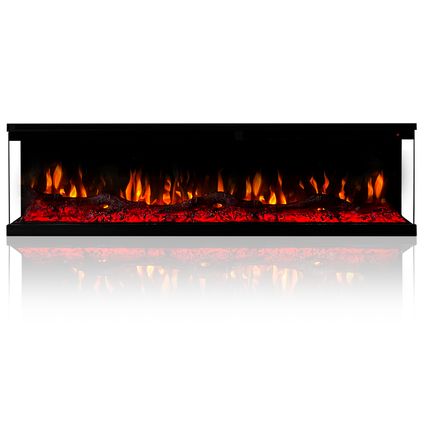 Dutch Fires - Elegance 3D 100 met verwarming - Sfeerhaard - 254 x 44 cm