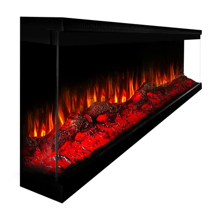 Dutch Fires - Elegance 3D 100 met verwarming - Sfeerhaard - 254 x 44 cm 3