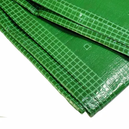 TECPLAST verf dekzeil 3x4 m 170pe - groen versterkt dekzeil - hoge kwaliteit 4