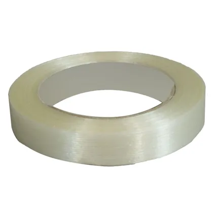 TECPLAST filament-tape transparent pp 130µ - plakband 19 mm x 50 m - 1 rol 3