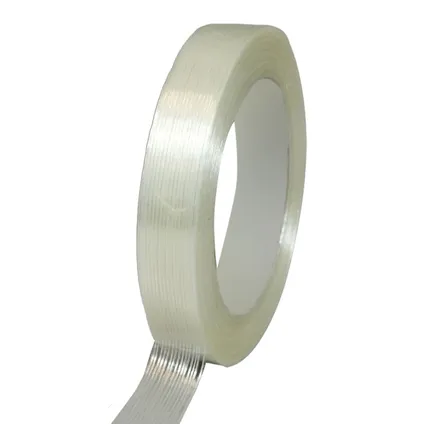 TECPLAST filament-tape transparent pp 130µ - plakband 19 mm x 50 m - 6 rollen 2