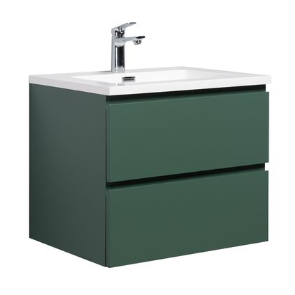 Meuble de salle de bain Angela 60 cm - Badplaats - noir vert – Armoire rangement
