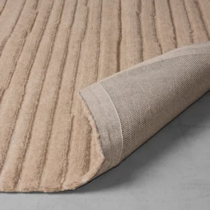 LABEL51 Tapis Luxy - Taupe - Synthétique - 160x230 cm 3