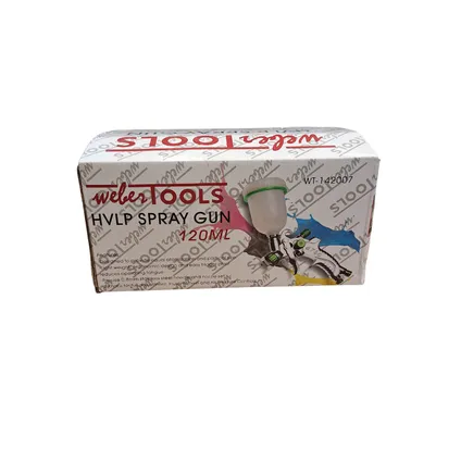 WEBER TOOLS Mini pulvérisateur de peinture HVLP 120cc (WT-142007) 2