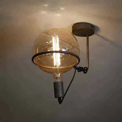 Plafondlamp Saturn - 1 Lamp - Ø20 Lichtbron - Transparant 2