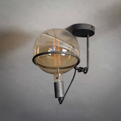 Plafondlamp Saturn - 1 Lamp - Ø20 Lichtbron - Transparant 3