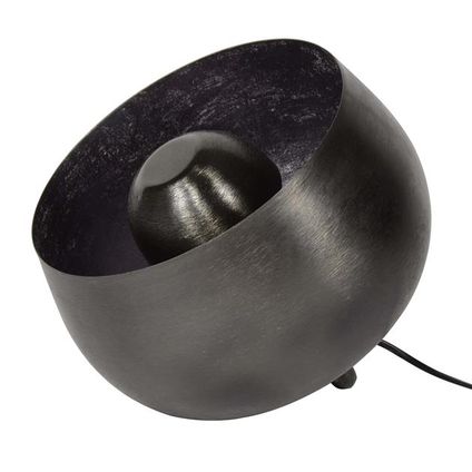 Hoyz - Lampe de table Basket - Ø28 - Gris/Noir