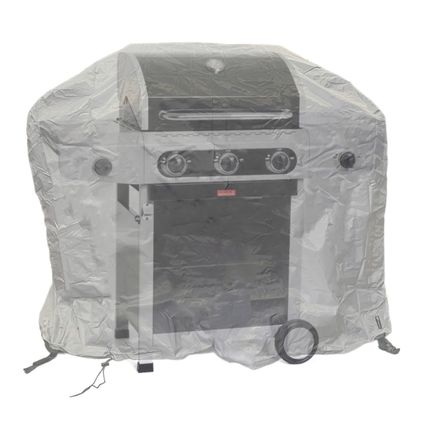 Barbecook Siesta 310 - CUHOC Diamond bbq cover - imperméable + sangles tempête + cordon coulissant
