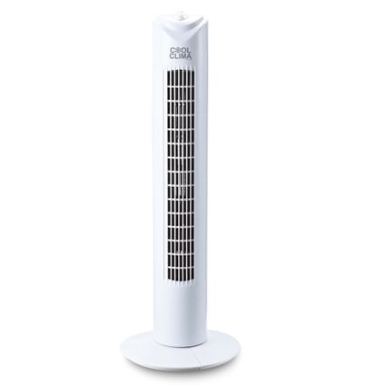 Ventilateur colonne 45W blanc