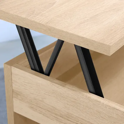 Emuca Set hefmechanismen voor salontafels, maakt het mogelijk de tafel 192mm te verhogen 5