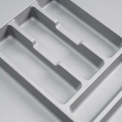 Range-couverts Optima pour tiroir universel Emuca, module 700mm, plastique, gris 5