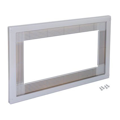 Emuca Magnetron frame, voor inbouw in keukenmeubelen, module 600mm, 600x400mm, Plastic, Metal-grijs