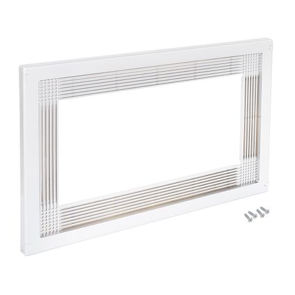 Emuca Magnetron frame, voor inbouw in keukenblok, module 600mm, 600x400mm, Plastic, Wit