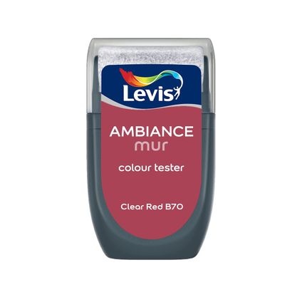 Levis Ambiance Muurverftester - Mat - Clear Red B70 - 30 ML