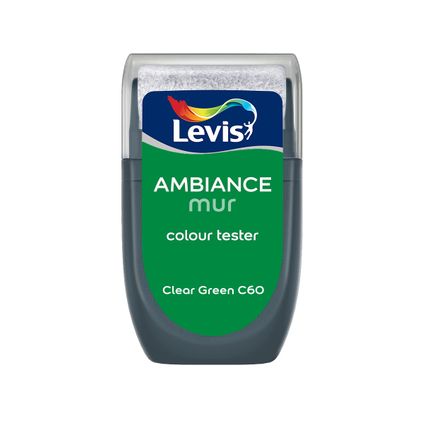 Testeur peinture murale Levis Ambiance - Mat - Clear Green C60 - 30 ML